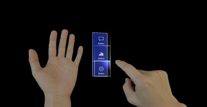 HoloLens 2手部菜单